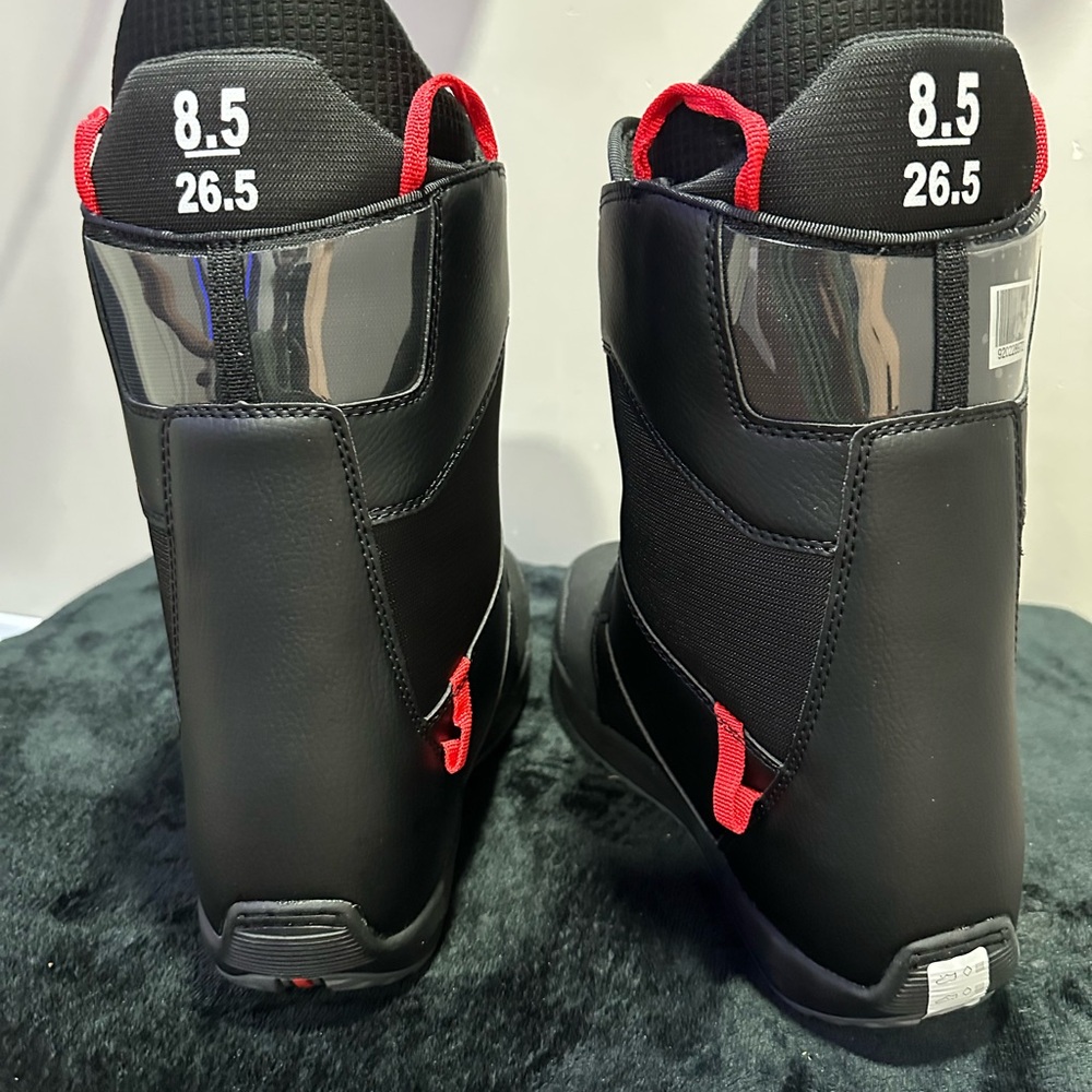 Burton Black and Red Men's Rain & Snow Boots